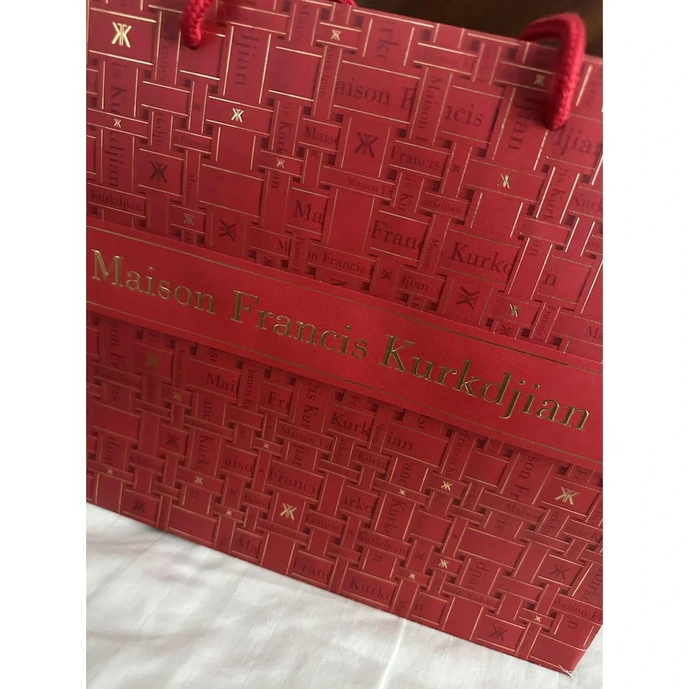 Maison Francis Kurkdjian Red‎ Paper Shopping Gift Bag Medium Rope Handles